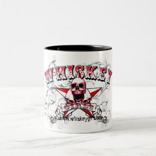 2 Couleurs Tasse de crânes de filles de whiskey