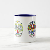 2 Couleurs Tasse de crânes de sucre (Centre)
