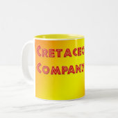 2 Couleurs Tasse de Cretaceous Company Coffe (Devant gauche)