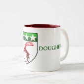 2 Couleurs Tasse de crête de Dougherty (Devant droit)
