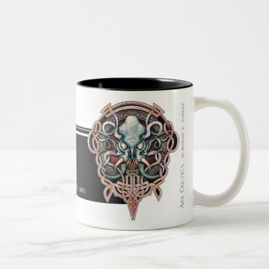 2 Couleurs Tasse de Ctheltic Cthulhu (Droit)