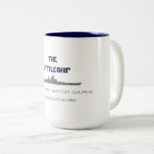 2 Couleurs Tasse de cuirassé ! Appui EFBC ! (Devant droit)