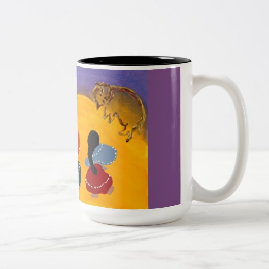 2 Couleurs Tasse de danseur de Buffalo (Droit)