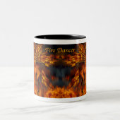 2 Couleurs Tasse de danseur du feu (Centre)