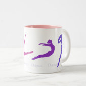 2 Couleurs Tasse de danseurs (Devant droit)