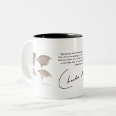 2 Couleurs Tasse de Darwin (Devant gauche)