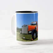 2 Couleurs Tasse de déchargeur de Kenworth W900A (Devant gauche)