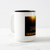 2 Couleurs TASSE de déclaration de GodShape - RAYON DE SOLEIL (Devant gauche)