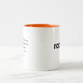 2 Couleurs Tasse de déclaration radicale pour gauchers (Centre)