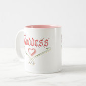 2 Couleurs Tasse de déesse (Devant gauche)