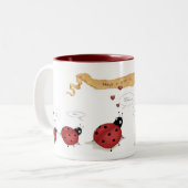 2 Couleurs Tasse de défilé de coccinelle (Devant gauche)