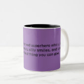 2 Couleurs Tasse de définition de maman (Devant droit)