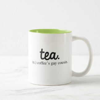 2 Couleurs Tasse de DÉFINITION de THÉ