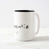 2 Couleurs Tasse de démence (Devant droit)