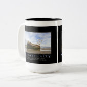 2 Couleurs Tasse de Demotivational de collaboration (Devant gauche)