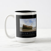 2 Couleurs Tasse de Demotivational de collaboration (Gauche)