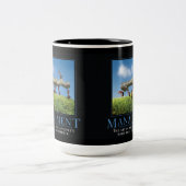 2 Couleurs Tasse de Demotivational de gestion (Centre)