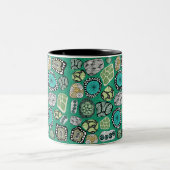 2 Couleurs Tasse de design abstrait Zen (Centre)