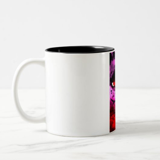 2 Couleurs Tasse de design heureux (Gauche)