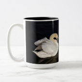 2 Couleurs Tasse de deux cygnes (Gauche)