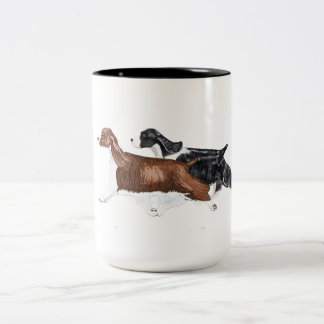 2 Couleurs Tasse de deux épagneuls de springer anglais