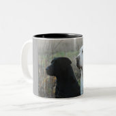 2 Couleurs Tasse de deux laboratoires (Devant gauche)