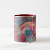 2 Couleurs Tasse de deux oiseaux (Centre)