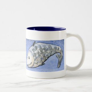 2 Couleurs Tasse de deux poissons
