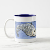 2 Couleurs Tasse de deux poissons (Gauche)