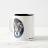 2 Couleurs Tasse de deux rattie (Devant gauche)