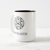 2 Couleurs Tasse de devin (Devant gauche)