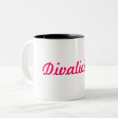 2 Couleurs Tasse de Divalicious (Devant gauche)
