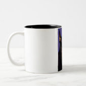 2 Couleurs Tasse de dobermann (Gauche)