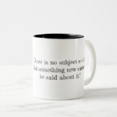 2 Couleurs Tasse de Dostoyevsky 11oz (Devant droit)