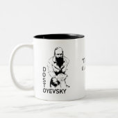 2 Couleurs Tasse de Dostoyevsky 11oz (Gauche)