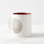 2 Couleurs Tasse de douche de mariée Elegant Fall avec graphi (Devant gauche)