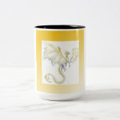 2 Couleurs Tasse de dragon à ailes par blanc (Centre)