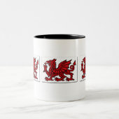 2 Couleurs Tasse de dragon de Gallois (Centre)