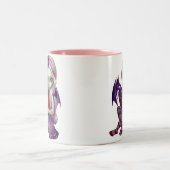 2 Couleurs Tasse "de dragon de Valentine" (Centre)
