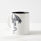2 Couleurs Tasse de dragon et d'épée (Devant gauche)