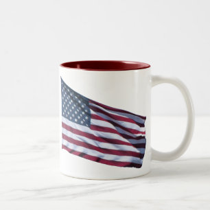 2 Couleurs Tasse de drapeau américain