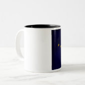 2 Couleurs Tasse de drapeau de l'Alaska (Devant gauche)