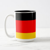 2 Couleurs Tasse de drapeau de l'Allemagne (Gauche)