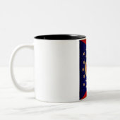 2 Couleurs Tasse de drapeau de l'Ohio (Gauche)