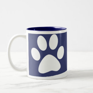 2 Couleurs Tasse de drapeau de patte des USA