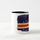 2 Couleurs Tasse de drapeau du Cap Vert (Centre)