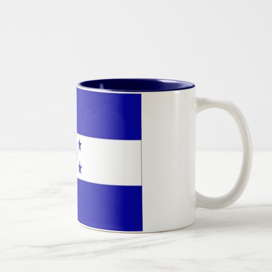 2 Couleurs Tasse de drapeau du Honduras (Droit)