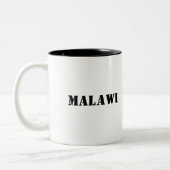 2 Couleurs Tasse de drapeau du Malawi (Gauche)