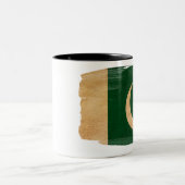 2 Couleurs Tasse de drapeau du Pakistan (Centre)