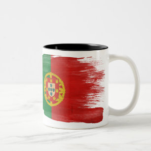 2 Couleurs Tasse de drapeau du Portugal